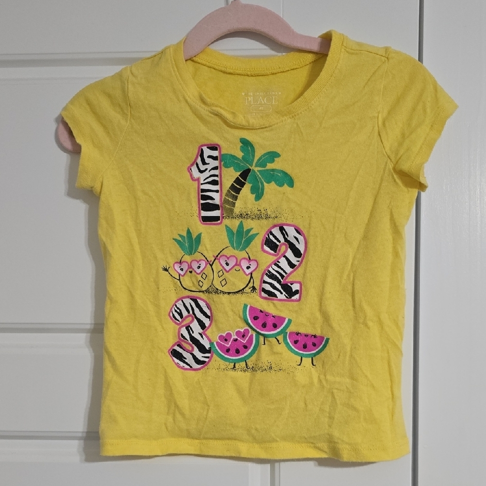The Children's Place Yellow Graphic Tee